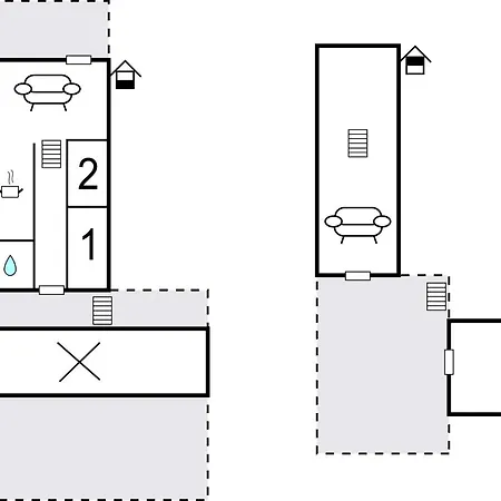 Three-bedroom In 펜션 *